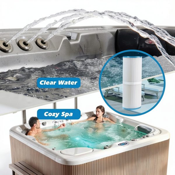 Pool Filter Cartridge AmiBron Trilobal Fabric 13in-6