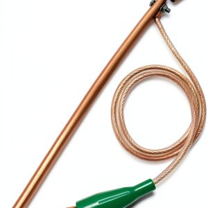 MOKIKUBA Copper Grounding Rod Wire Kit Electrical Safety-0