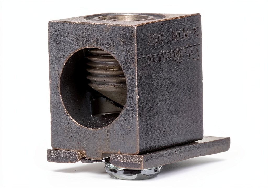 Siemens ECCS2 grounding bar lug kit with silver collar strap and ring connector