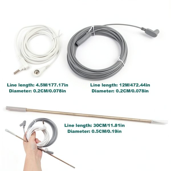Dvvsav Copper Grounding Rod Kit Pure Copper Material DIY-1
