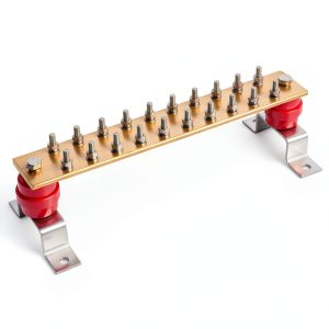 Bulls Hardware Copper Ground Bar Kit UL Insulator 12 Inch-0