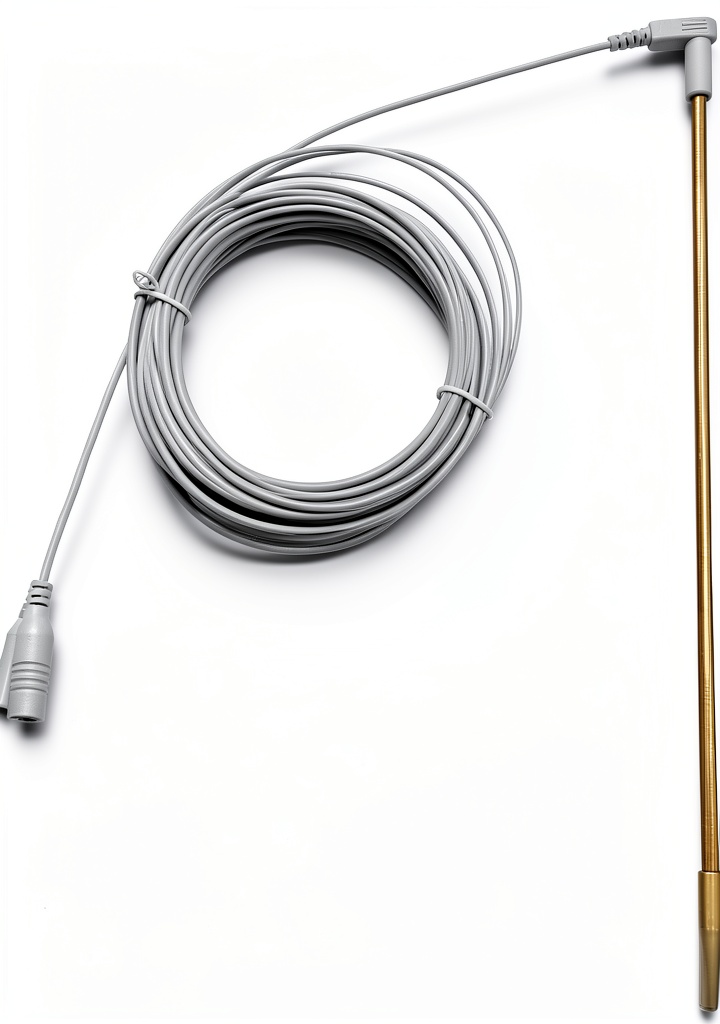 MINPWNP Grounding Rod with copper and brass components displayed on a workbench