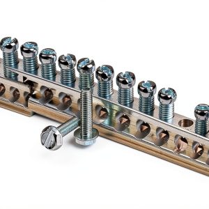 Siemens Ground Bar 15 Terminal Copper Electrical Panel Mount-0