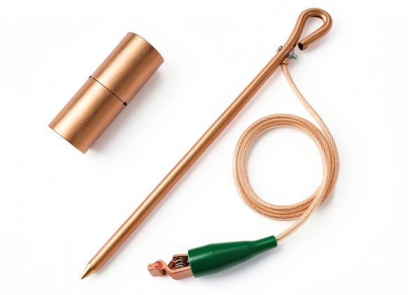 MOKIKUBA Copper Grounding Rod Wire Kit Electrical Safety-1