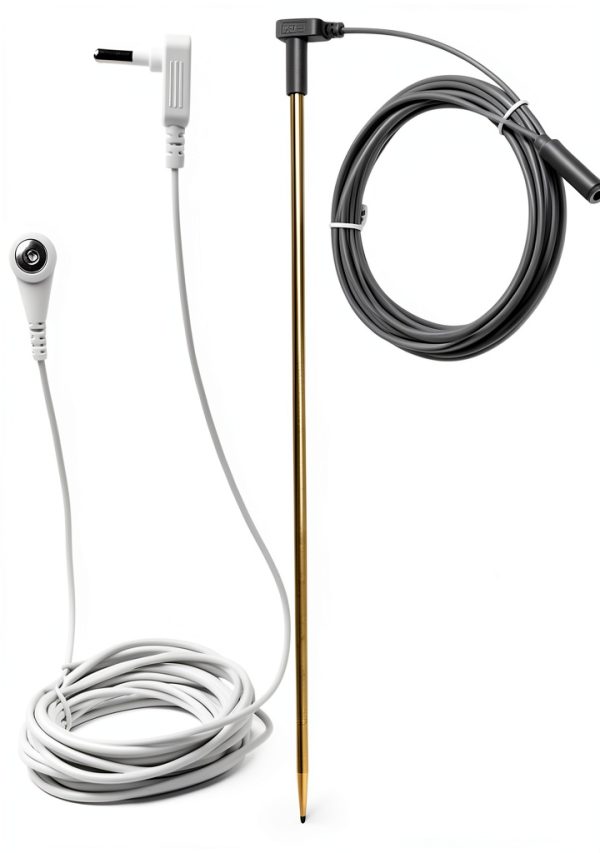 Dvvsav Copper Grounding Rod Kit Pure Copper Material DIY-6