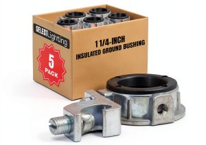 SELECT LIGHTING Ground Bushing Metal Electrical Safety-0