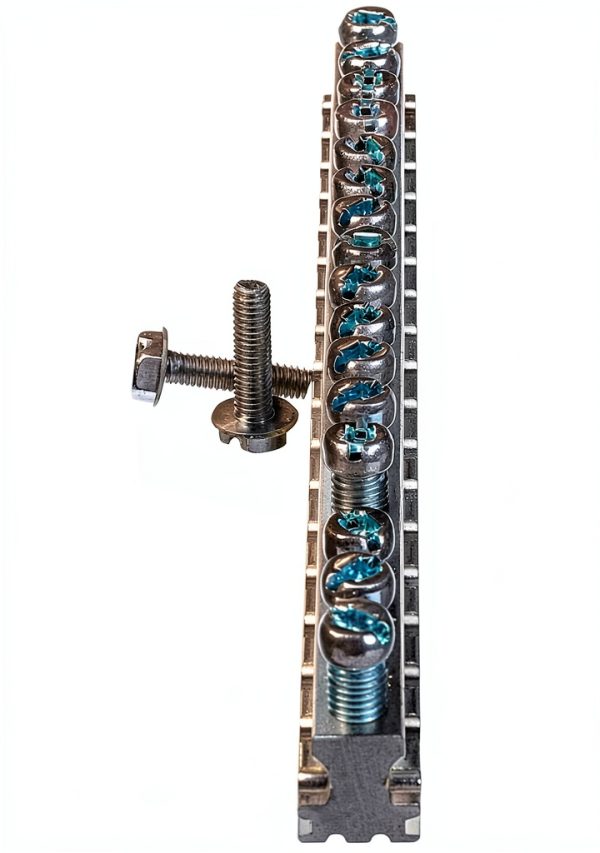 Siemens Ground Bar 15 Terminal Copper Electrical Panel Mount-2