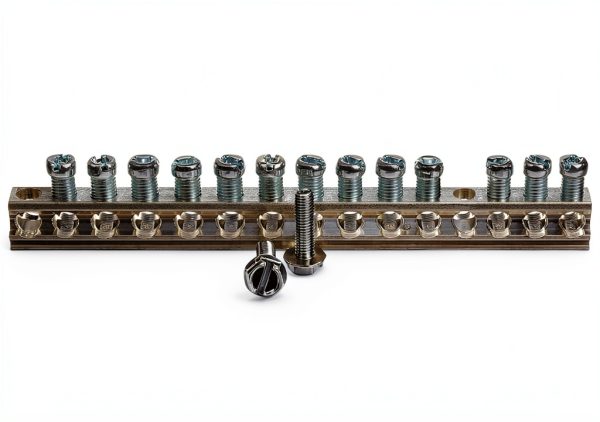 Siemens Ground Bar 15 Terminal Copper Electrical Panel Mount-1