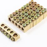 Bonsicoky Brass Ground Bar 5 Positions Screw Terminal-0
