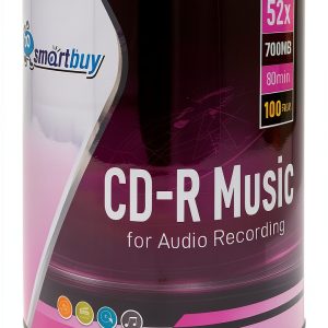 Smartbuy 52X CDR 700MB 80min 100 Pack Blank Disc-0