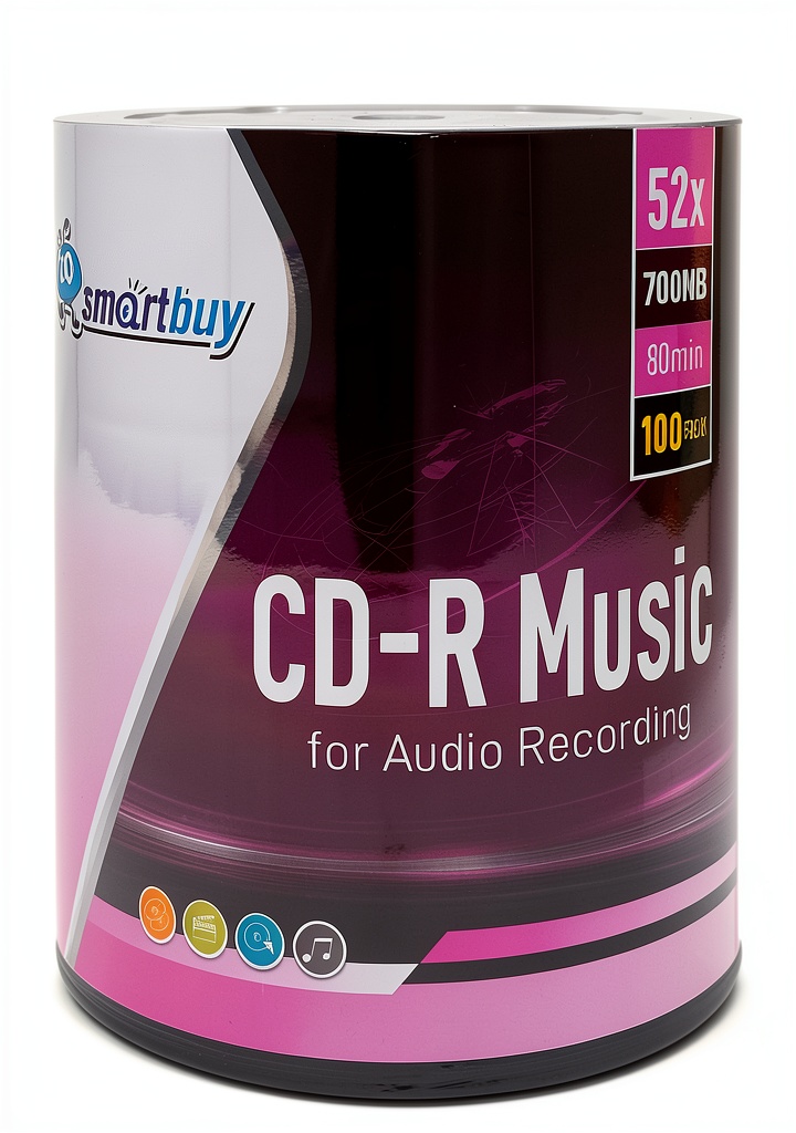 Smartbuy CD‑R discs being used in a home studio
