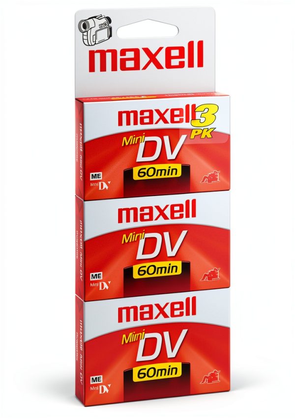 MAXLL MiniDV Blank Media 3 Pack Reliable Recording-0