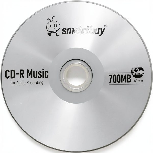 Smartbuy 52X CDR 700MB 80min 100 Pack Blank Disc-1