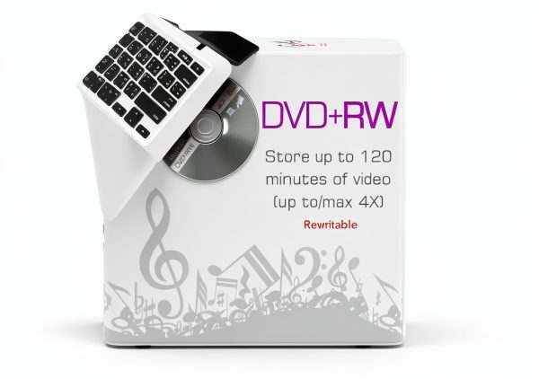Maxell DVD+RW Disc 4x Write Speed Case Color-3