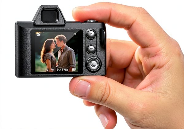 Mini Keychain Camera MaxMango MC7A 1080P HD 1.3inch Screen Black-0