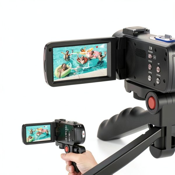 8K 64MP Video Camera GTYOLOR 18X Zoom NightVision, 32GB SD Card-3
