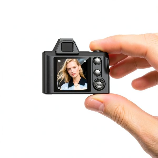 Mini Keychain Camera MaxMango MC7A 1080P HD 1.3inch Screen Black-1