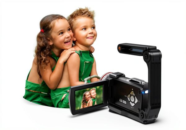 4K Video Camera Dumjug HDV900 Camcorder 64MP Dual Lens 21X Zoom-1