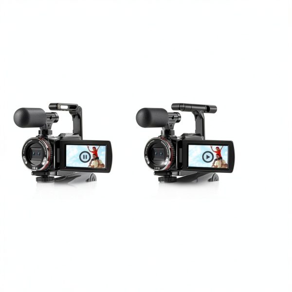 4K Video Camera Dumjug HDV900 Camcorder 64MP Dual Lens 21X Zoom-5