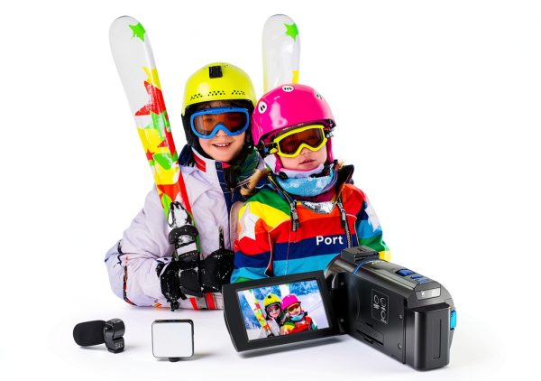 Video Camera Camcorder 4K, 48MP Cam Corder with IR Night Vision, 16X Zoom Vlogging Video for YouTube, 3.0" 270° Rotation Touch Screen Podcast Camera with Battery/32GB SD Card/Remote Control-6