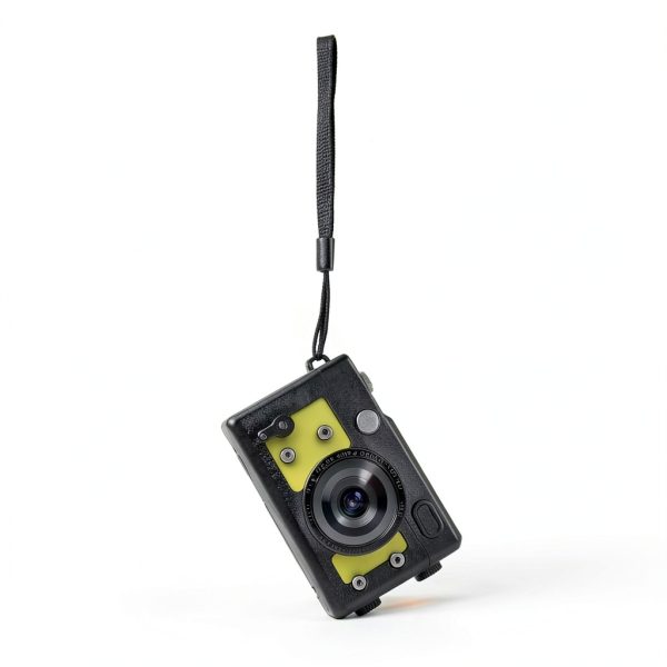 Mini Keychain Camera MGW Star 64GB 1080P Retro Video Cam Yellow-2
