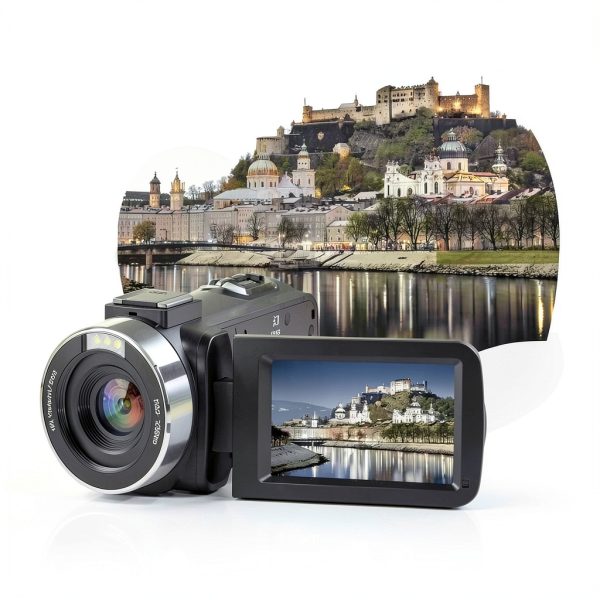 Camcorder Video Camera 4K HD 80MP V107 Black by Peryoua-2