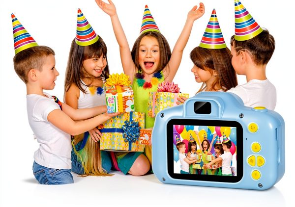 Kids Waterproof Camera Agoigo W1 1080p HD Digital Camcorder Blue-1