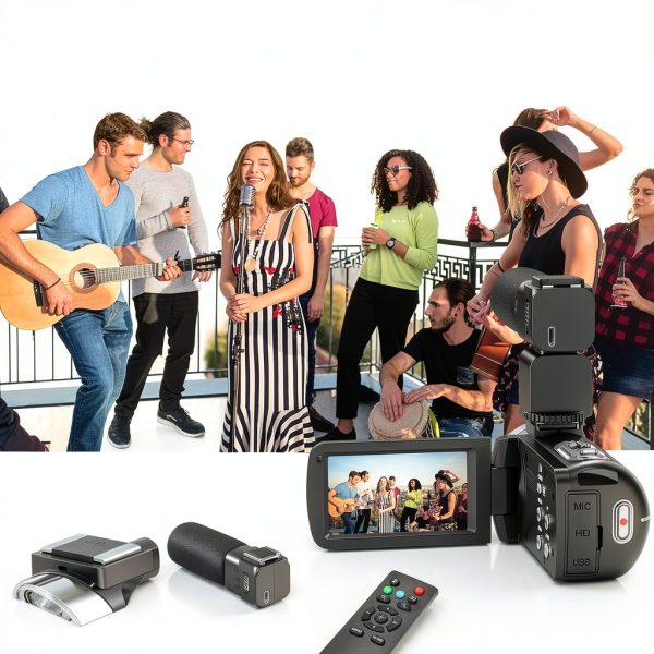 8K Video Camera Camcorder Night Vision 18X Zoom Touchscreen +32GB Card-6