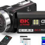 8K Video Camera Camcorder Night Vision 18X Zoom Touchscreen +32GB Card-0