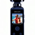 Minolta 4K Ultra HD Pocket Camcorder WiFi 170° Lens Blue-0