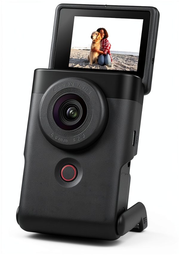 Canon PowerShot V10 Compact Vlogging Camera 1" CMOS 4K Video Black-0