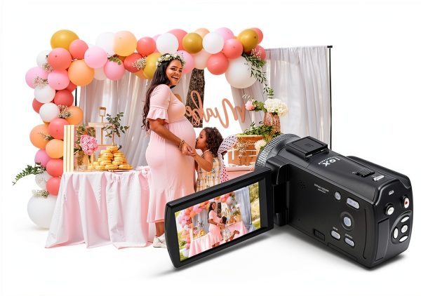 ORDRO Camcorders HDV-V12 HD 1080P Video Camera Recorder Infrared Night Vision Camera Camcorders with 16G Memory Card and 2 Batteries-2