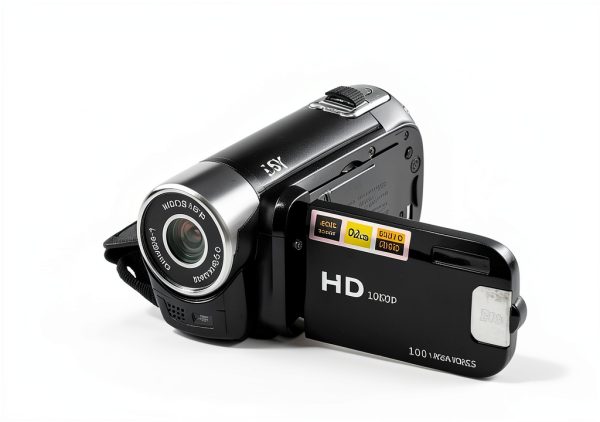 Digital Camcorder, Portable 1080P High Definition Digital Video Camera DV Camcorder 16X Zoom 270° Rotation Built-in Battery with SD Card for Students Teens Beginner-5