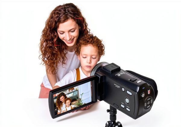 ORDRO Camcorders HDV-V12 HD 1080P Video Camera Recorder Infrared Night Vision Camera Camcorders with 16G Memory Card and 2 Batteries-3