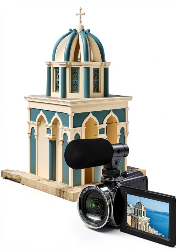 Video Camera, FHD 4K 48MP Recorder for YouTube, 32G SD Card Vlogging Camera for TikTok, 3" 270° Rotation Screen 18X Zoom Vlogging Camcorders, Gift for Kids,Teens,Students,Beginners,Elders-1
