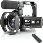 8K Video Camera MURAUX 48MP IR Night Vision 3 inch Touchscreen-0