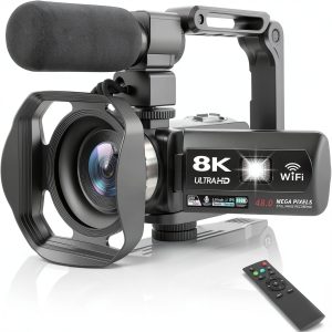 8K Video Camera MURAUX 48MP IR Night Vision 3 inch Touchscreen-0