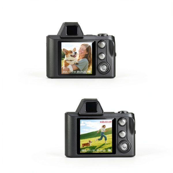 Mini Keychain Camera MaxMango MC7A 1080P HD 1.3inch Screen Black-3