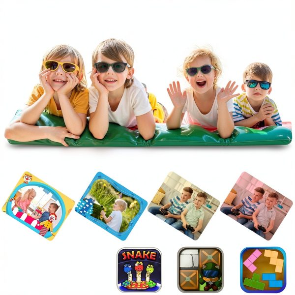 Kids Waterproof Camera Agoigo W1 1080p HD Digital Camcorder Blue-5