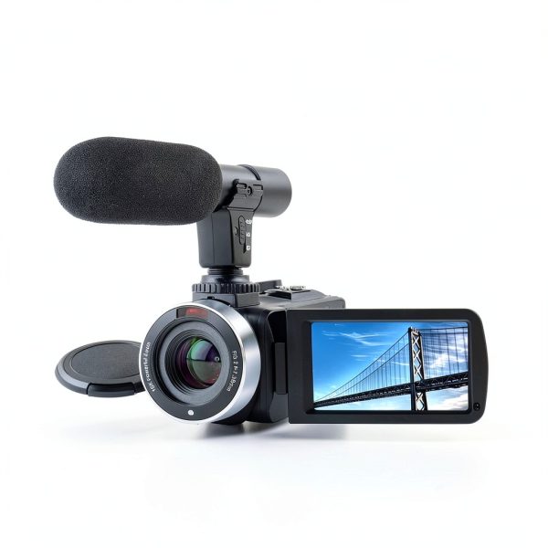 Video Camera Camcorder Full HD 1080P 30FPS 24.0 MP IR Night Vision Vlogging Camera Recorder 3.0 Inch IPS Screen 16X Zoom Camcorders Remote Control with 2 Batteries-2