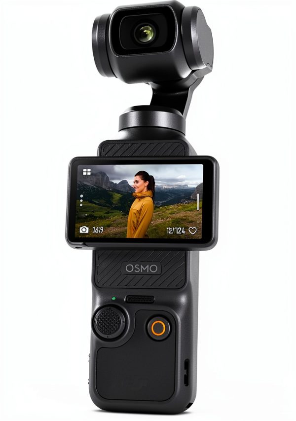 DJI Osmo Pocket 3, Vlogging Cameras with 1'' CMOS & 4K/120fps Vlog Camera, 3-Axis Stabilization, Fast Focusing, Face/Object Tracking, Digital Vlogging Camera for YouTube-0