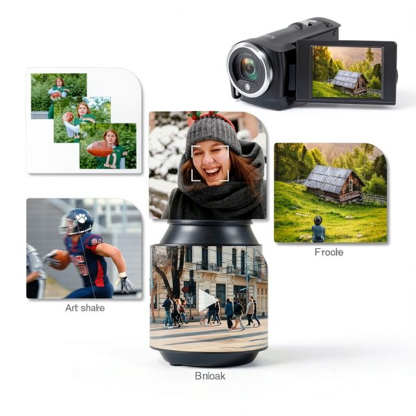 2.7K Video Camera Tixeuo DV110 Black 50MP 16X Zoom 32GB Card-5