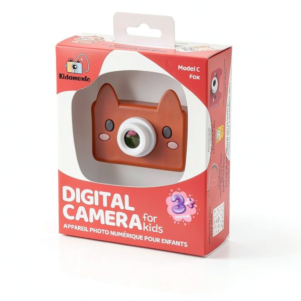Kids Digital Camera by Kidamento Model C Akito Fox 32GB Silicone-6