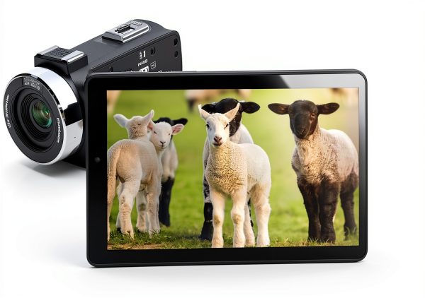 4K Video Camera Camcorder Ultra HD 80MP Vlogging Suttie DV112 Black-1