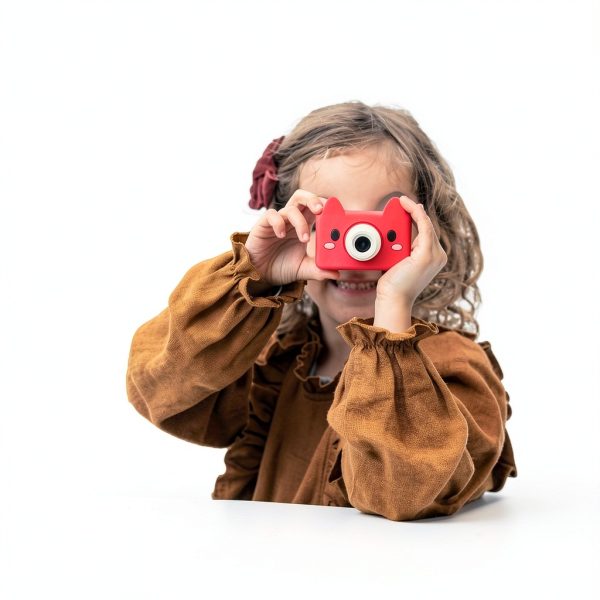 Kids Digital Camera by Kidamento Model C Akito Fox 32GB Silicone-4