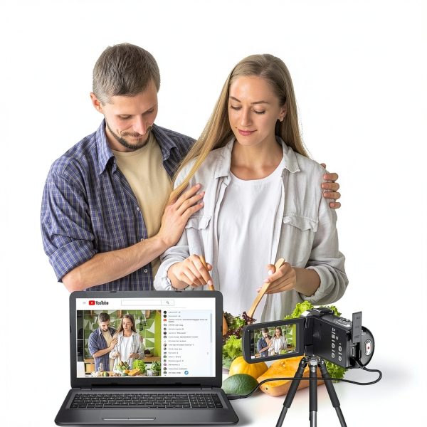 4K Video Camera Camcorder Ultra HD 80MP Vlogging Suttie DV112 Black-4