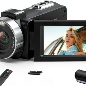 8K 64MP Video Camera Carlhip Camcorder 18X Zoom Screen Night Vision-0