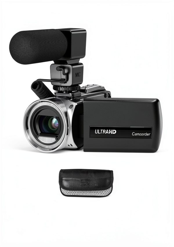 Video Camera Camcorder FHD 1080P 36MP YouTube Vlogging Camera Recorder 3.0 Inch 270 Degree Rotation Screen 18X Digital Zoom Camcorders with Microphone,32GB SD Card and 2 Batteries-7