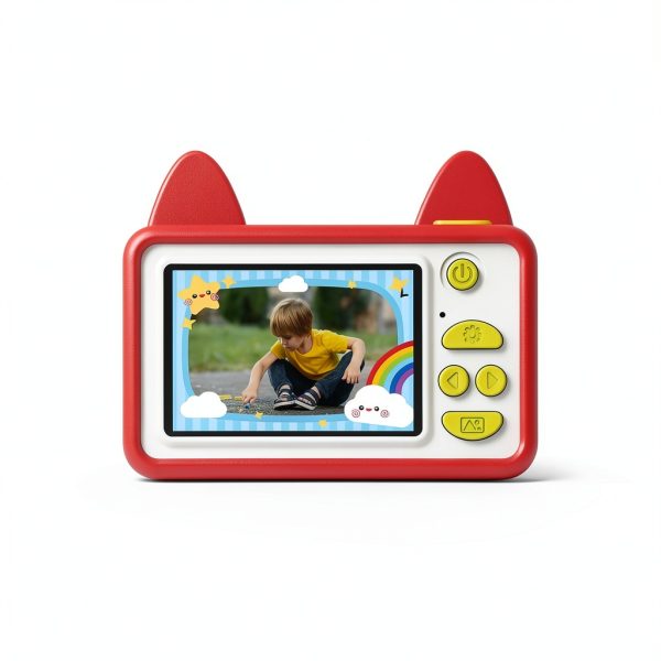 Kids Digital Camera by Kidamento Model C Akito Fox 32GB Silicone-1