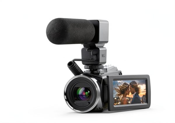 Video Camera Camcorder FHD 1080P 36MP YouTube Vlogging Camera Recorder 3.0 Inch 270 Degree Rotation Screen 18X Digital Zoom Camcorders with Microphone,32GB SD Card and 2 Batteries-5